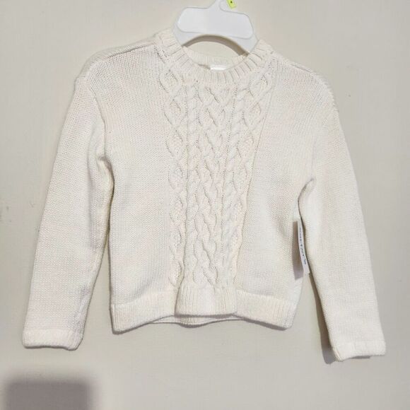 Carter's Sweater For Girls Size 4 100%cotton  Color Ivory - Picture 10 of 10